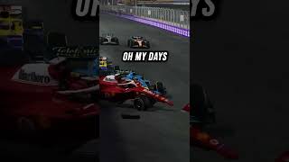 Huge AIRBOURNE F1 Crash & I Get a PUNCTURE in Jeddah!