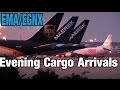 East Midlands - Evening Cargo Spotting | Arrivals - UPS, DHL, Maersk, Icelandair, TNT, Swiftair