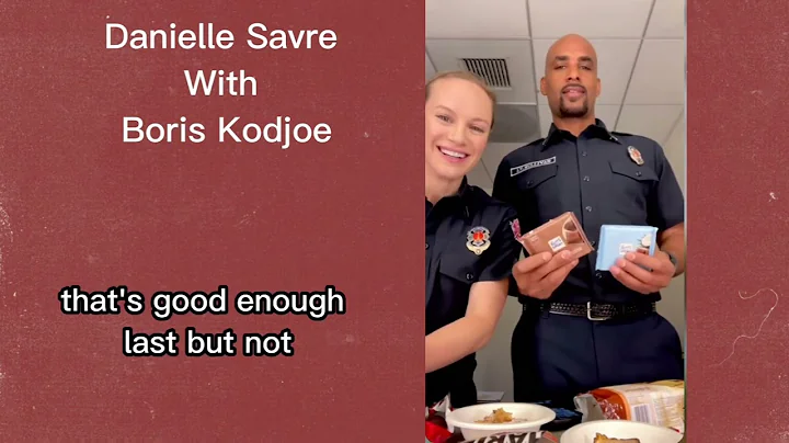 Danielle Savre with Boris ..fans sent tasty treats...