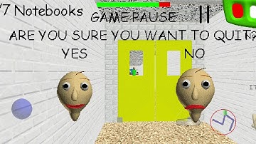 itch.io Baldi basics Dont