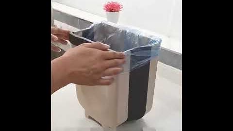 foldable waste bin