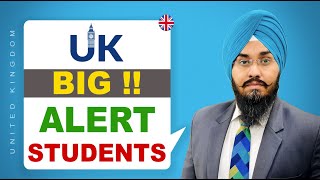 UK 🇬🇧 BIG ‼️ ALERT STUDENTS | STUDY VISA UPDATES 2024 | USA CANADA UK