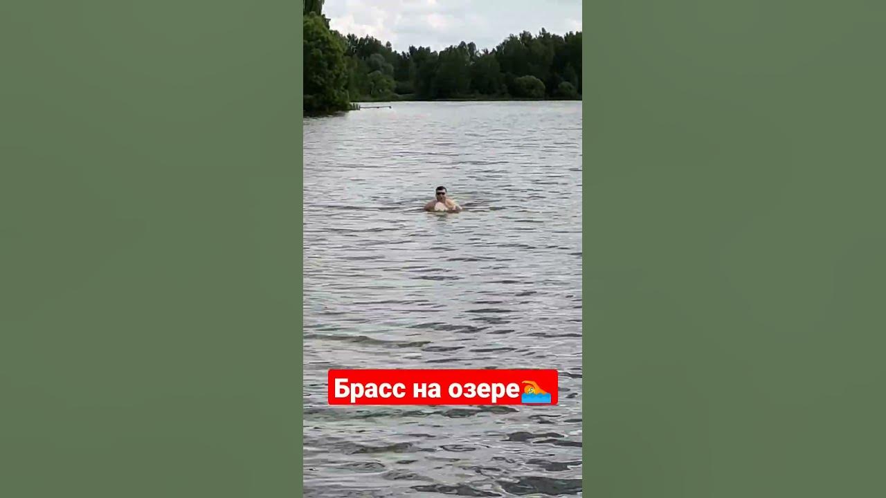 Плавание брассом на озере,июнь 2022. #swimming #брасс - YouTube