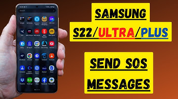 How to Enable/Disable Send SOS Messages Samsung S22, Ultra, Plus
