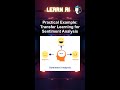 Practical Example: Transfer Learning for Sentiment Analysis #ai #artificialintelligence #Practical