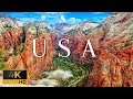 Flying over the usa 4k u calming piano music with stunning beautiful nature film for reading