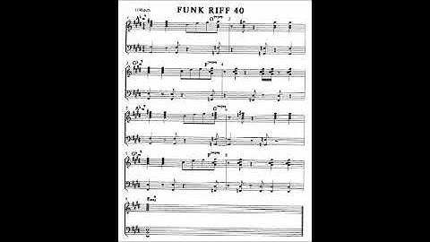 Andrew D. Gordon - riff 40 - latin funk - tutorial lesson keyboard piano