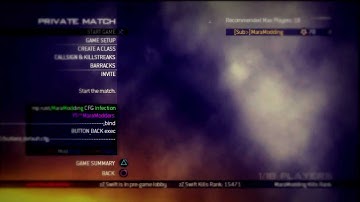 NEW! Hosting 1.14 .CFG INFECTION LOBBY on MW2!! (PS3)