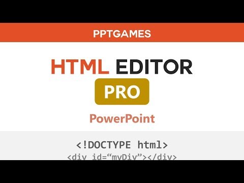 HTML Editor PowerPoint