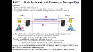 TSM 7.1.1 Node Replication - dissimilar policies and damaged file recovery - Demo