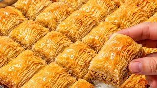 Stop ✋️ wasting time buttering phyllo sheets one by one! Flaky and light phyllo (baklava) in 3 mi... screenshot 2
