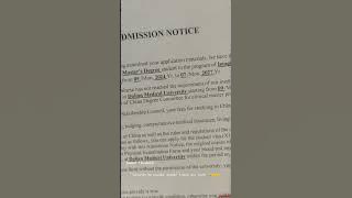 How to get admission at Dalian Medical University (DMU) China || Admission Letter | Scholarship Info