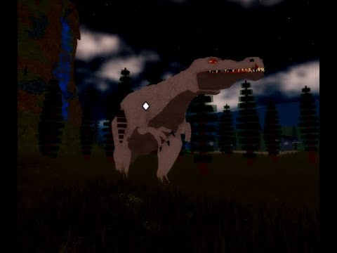 Roblox Dinosaur Simulator: Hallow - Giant Albino Baryonyx