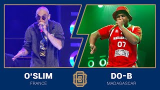 Vocal Scratching 🇫🇷 O'Slim vs Do-B 🇲🇬 Beatbox Battle World Championship - Final