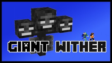 How to Summon a Giant Wither using a Command! Minecraft Tutorial