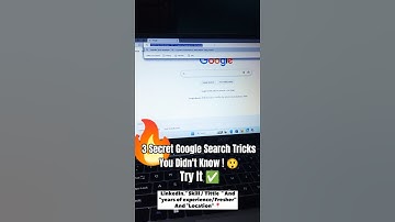 3 Secret Google Search Tricks You Didn