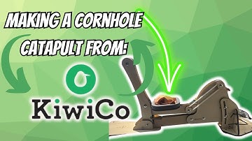 Making a cornhole catapult from KiwiCo! @KiwiCo