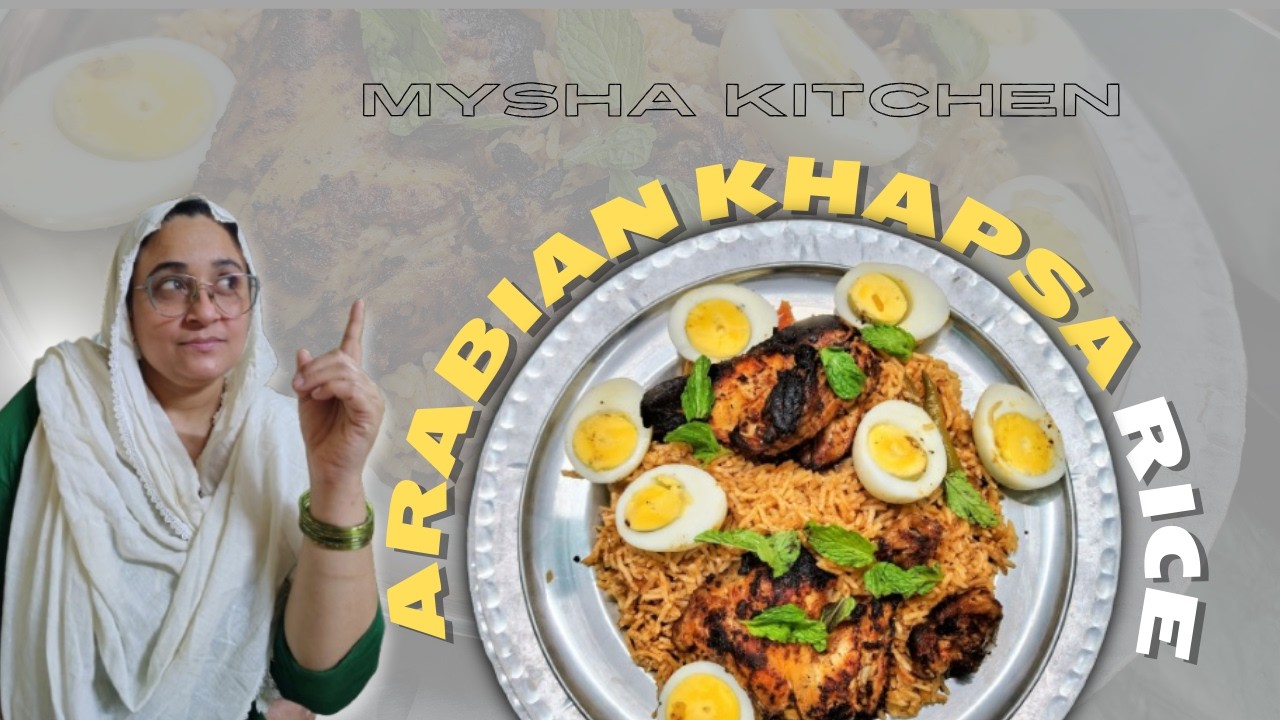 Arabian Style Chicken Khapsa Rice