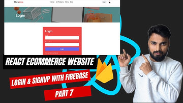 React Ecommerce Website Part  | Login & Signup with Firebase | Tutorial In Hindi