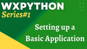 wxPython Series: Tutorial 01 (Making a wxPython Window)