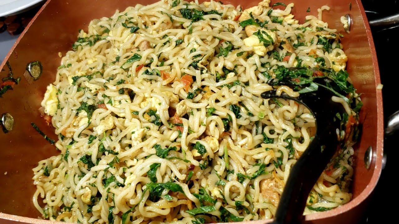 How to Make Indomie Noodles With Vegetables   Healthy Noodles Recipe