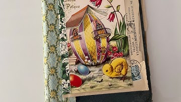 Craft with me #roxyseaster2023 | completing a cover and stithcing the the pages EP 06