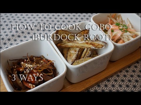 How To Cook Gobo (Burdock Root), 3 Waysー ごぼうの料理3種