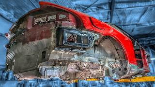 картинка: Вся жесть кузовни 30 летнего корыта. Мы свариваем, а оно рассыпается. Реставрируем легендарный авто