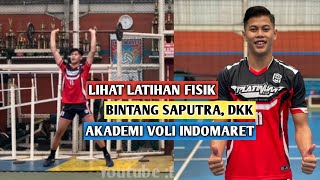 250 Lihat Latihan Fisik Bintang Saputra‼️ di Akademi Voli Indomaret‼️