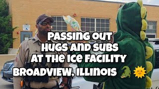 Ping Out Hugs And Subs At The Broadview Ice Facility In Illinois - Robby Roadsteamer
