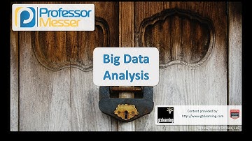 Big Data Analysis - CompTIA Security+ SY0-401: 2.4