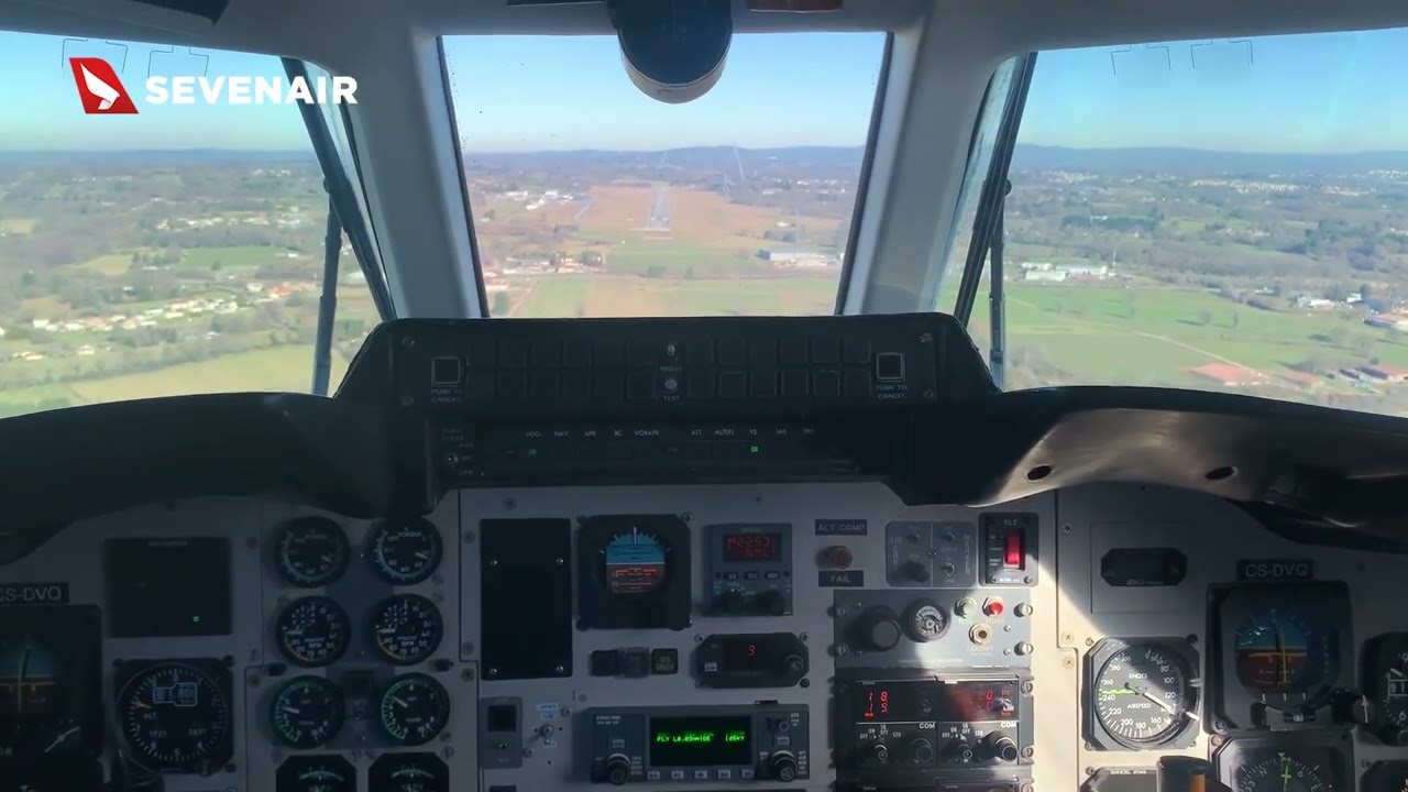 Aterragem Limoges LFBL em França - Jetstream 32