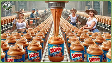 How Peanut Butter Is Made - Amazing Million Tons of Peanut Butter Processing In Factory