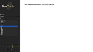 UIUC CS411 Spring2019 Project Demo - BuzzWords