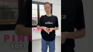For barre exercises, Xenia Barbu, uses in her pointe ALINA the Pink (Soft) shanks.