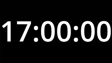 17 HOUR TIMER - No Sound - 17 HOUR COUNTDOWN