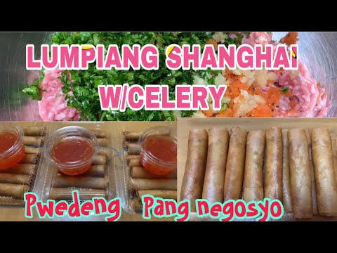 Lumpiang Shanghai With Celery Recipe