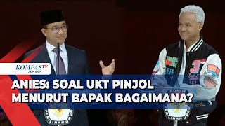 Tanya Jawab Anies - Ganjar di Debat Capres Bahas Isu Bayar UKT Pakai Pinjol