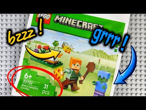 🐝 LEGO 30732 MINECRAFT: Alex's Campfire Battle 🔥| SkładArek
