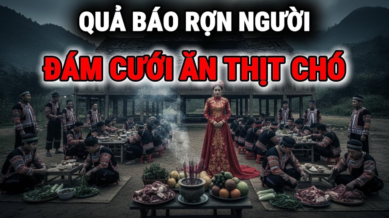 ĐÁM CƯỚI ĂN THỊT CHÓ - QUẢ BÁO Kinh Hoàng Khiến Cả Làng Rùng Mình