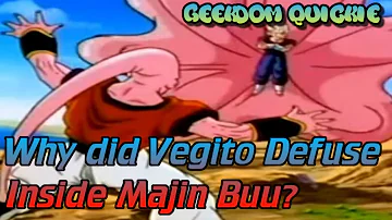 Why did Vegito defuse in super?
