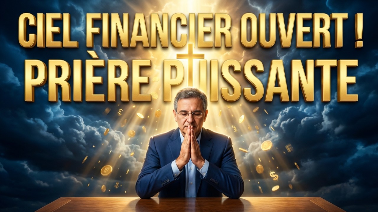 🔴 PRIÈRE PUISSANTE DU SOIR – Ton Ciel Financier OUVERT