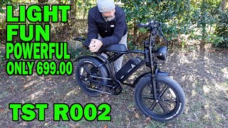 TST R002 Moped Style Ebike Only 699 And Pretty Dang Awesome