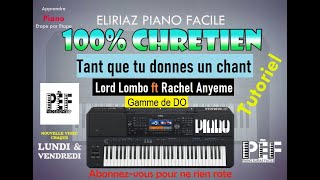 Video thumbnail of "Tant que tu donnes un chant Lord Lombo Tutoriel Gamme de DO :  Do Fa Sol La  -  C F G A  - 1 4 5 6"
