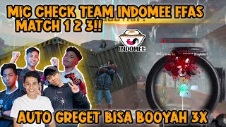 MIC CHECK FFAS TEAM INDOMEE?! AUTO GREGET CUK!!