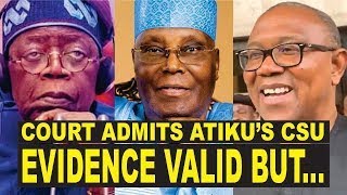 Tinubus Legitimacy: Justice Admits Evidence of Forgery Was Valid | Political Spotlight