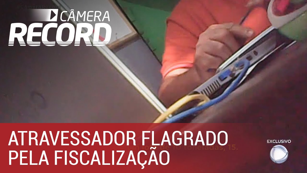 Atravessador continua trabalhando mesmo após fiscalização