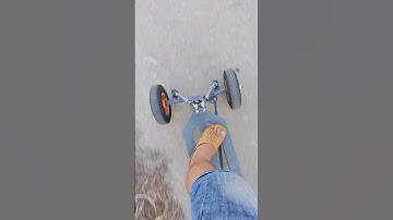 xe trượt tự chế thăng bằng động cơ xăng