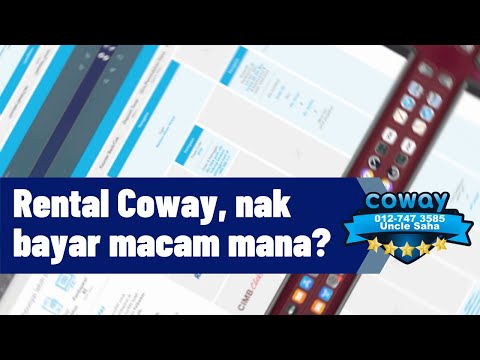 Rental Coway, nak bayar macam mana?