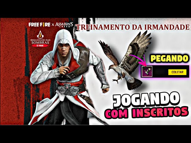 Free Fire x Assassin's Creed: como pegar a skin Irmandade Sombria grátis no  jogo